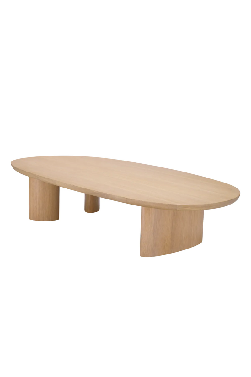 Scandi Oak Oval Coffee Table | Eichholtz Lindner | Eichholtzmiami.com