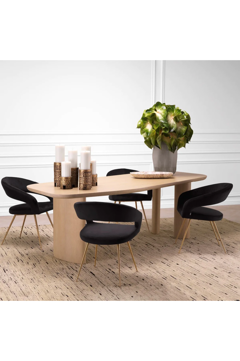 Free Form Oak Dining Table | Eichholtz Flemings | Eichholtzmiami.com