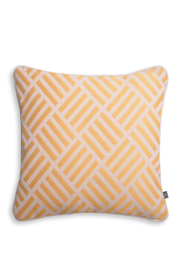 Yellow Printed Cushion | Eichholtz Sonel | Eichholtzmiami.com
