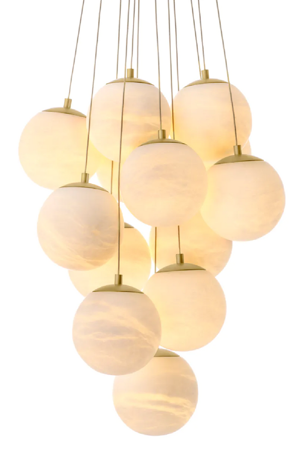 Clustered Alabaster Chandelier | Eichholtz Sphinx | Eichholtzmiami.com