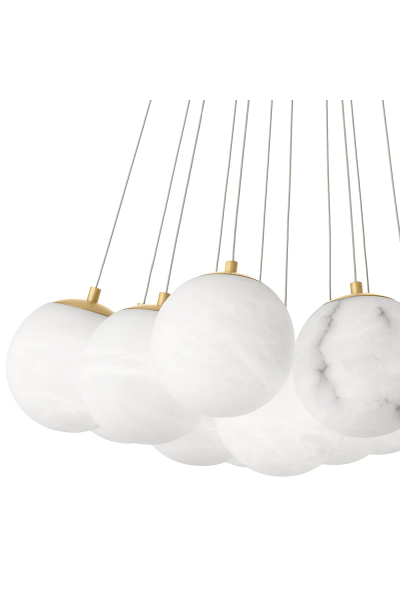 Clustered Alabaster Chandelier | Eichholtz Sphinx | Eichholtzmiami.com