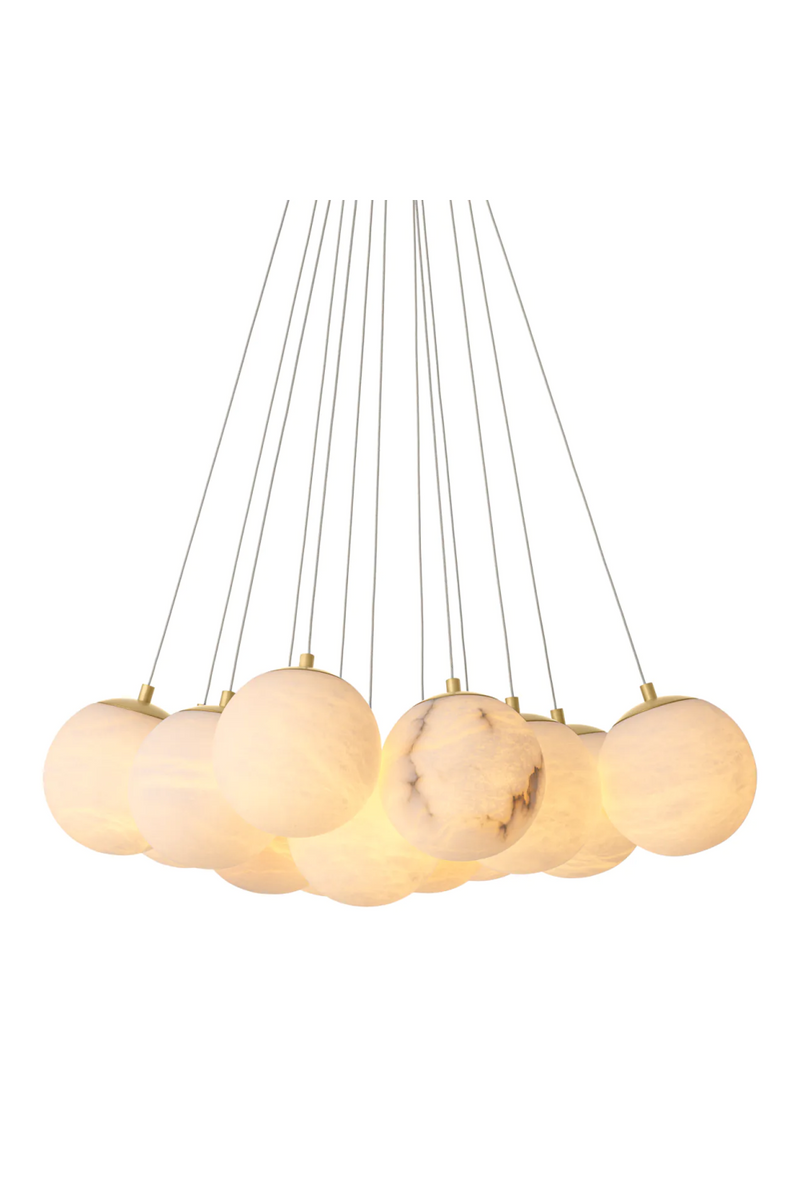 Clustered Alabaster Chandelier | Eichholtz Sphinx | Eichholtzmiami.com