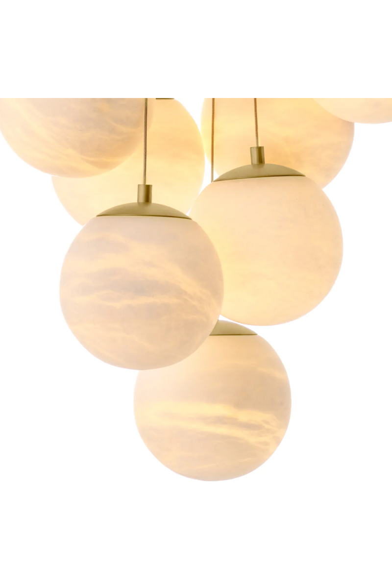 Clustered Alabaster Chandelier | Eichholtz Sphinx | Eichholtzmiami.com