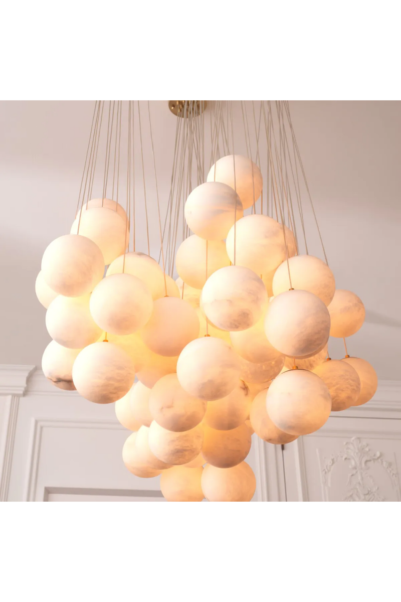 Clustered Alabaster Chandelier | Eichholtz Sphinx | Eichholtzmiami.com