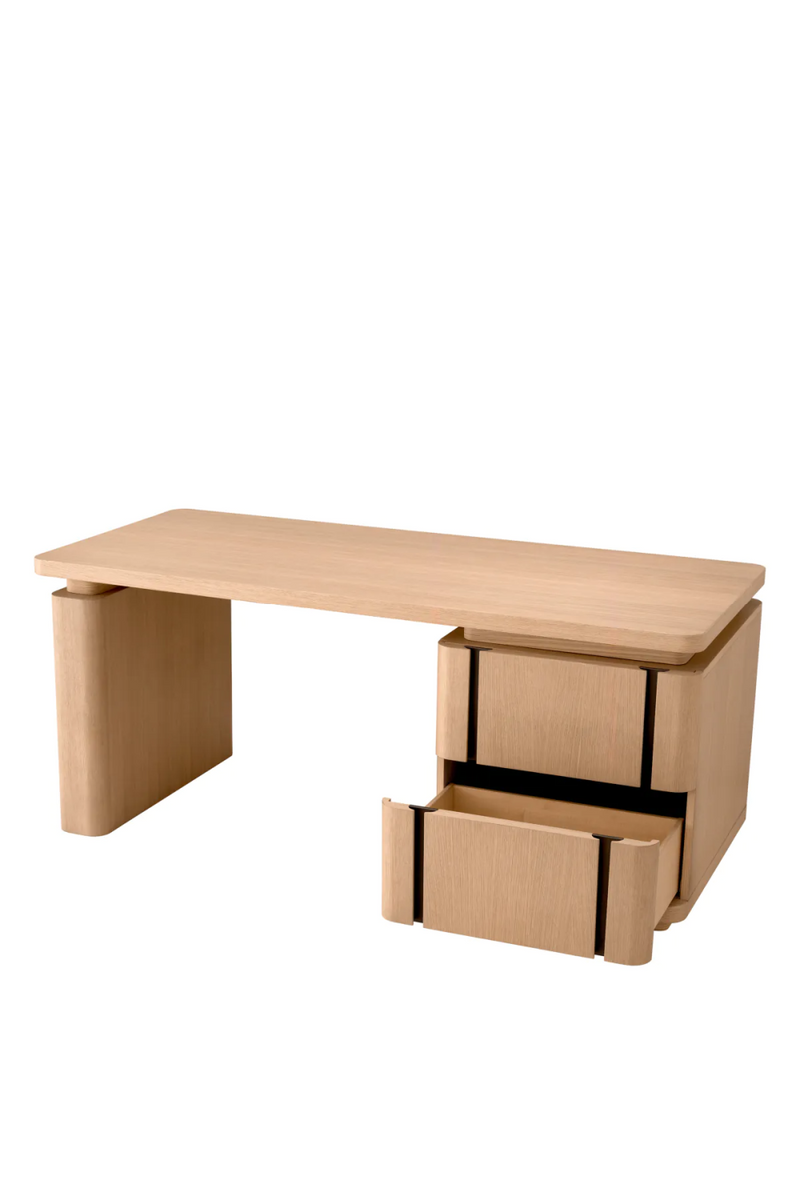 Oak Contemporary Desk | Eichholtz Modesto | Eichholtzmiami.com