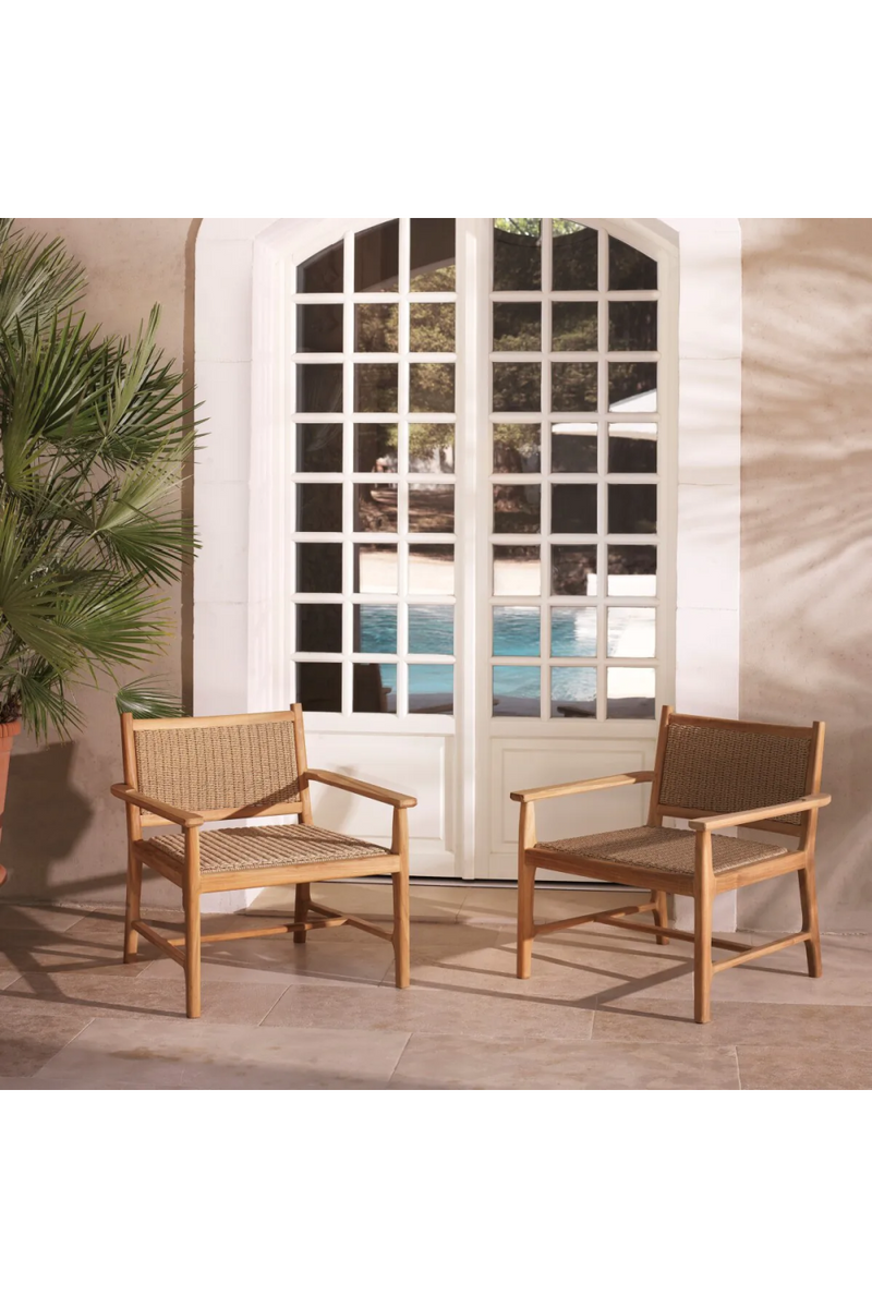 Natural Weave Outdoor Lounge Chair | Eichholtz Pivetti | Eichholtzmiami.com