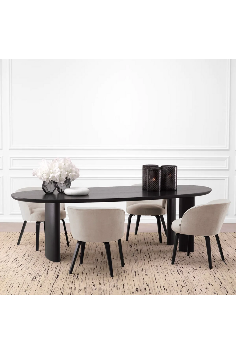 Oval Wooden Dining Table | Eichholtz Lindner | Eichholtzmiami.com
