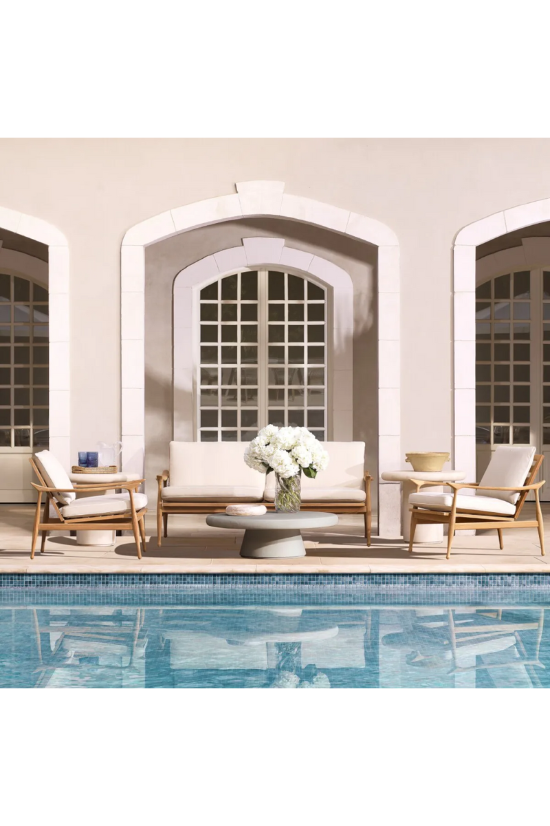 Round Outdoor Coffee Table | Eichholtz Cleon | Eichholtzmiami.com