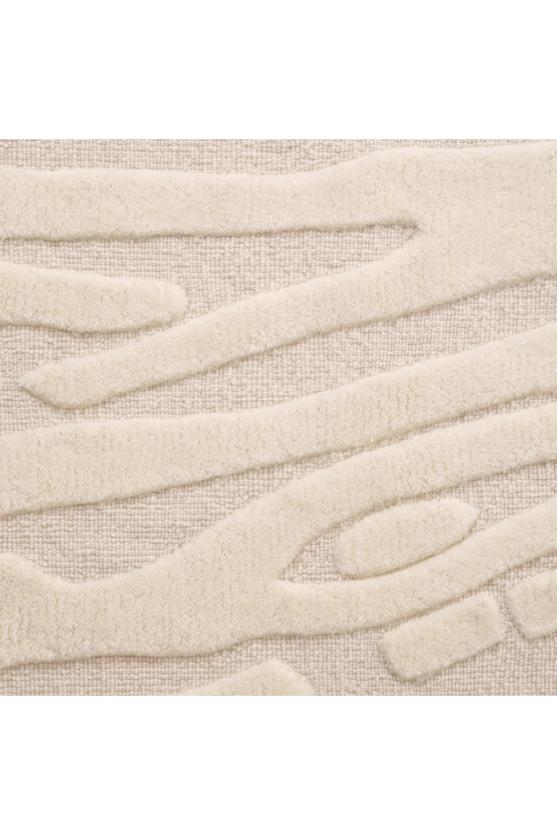 Hand-Tufted Cream Wool Carpet | Eichholtz Zenont | Eichholtzmiami.com