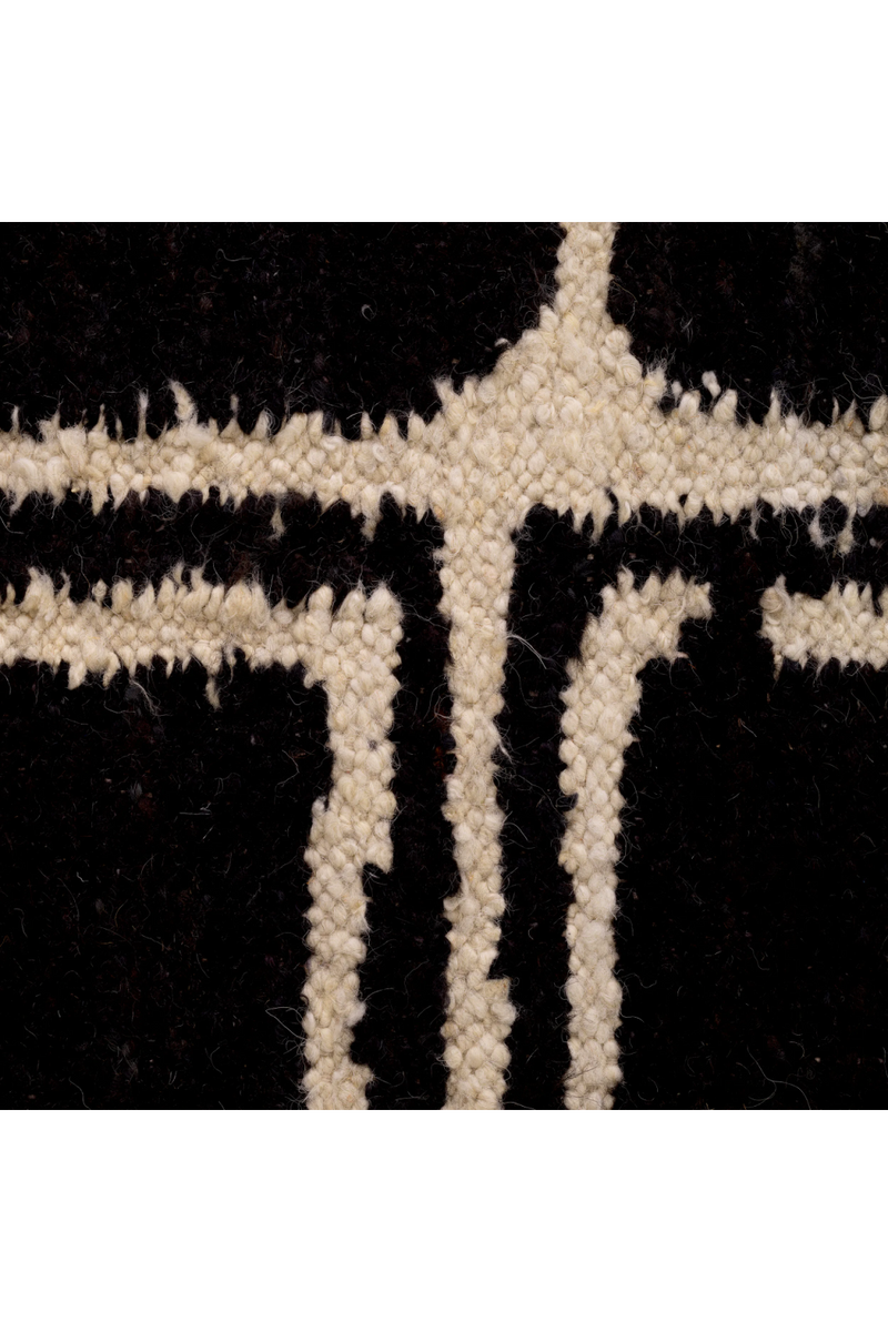 Geometric Patterned Wool Carpet | Eichholtz Vava | Eichholtzmiami.com