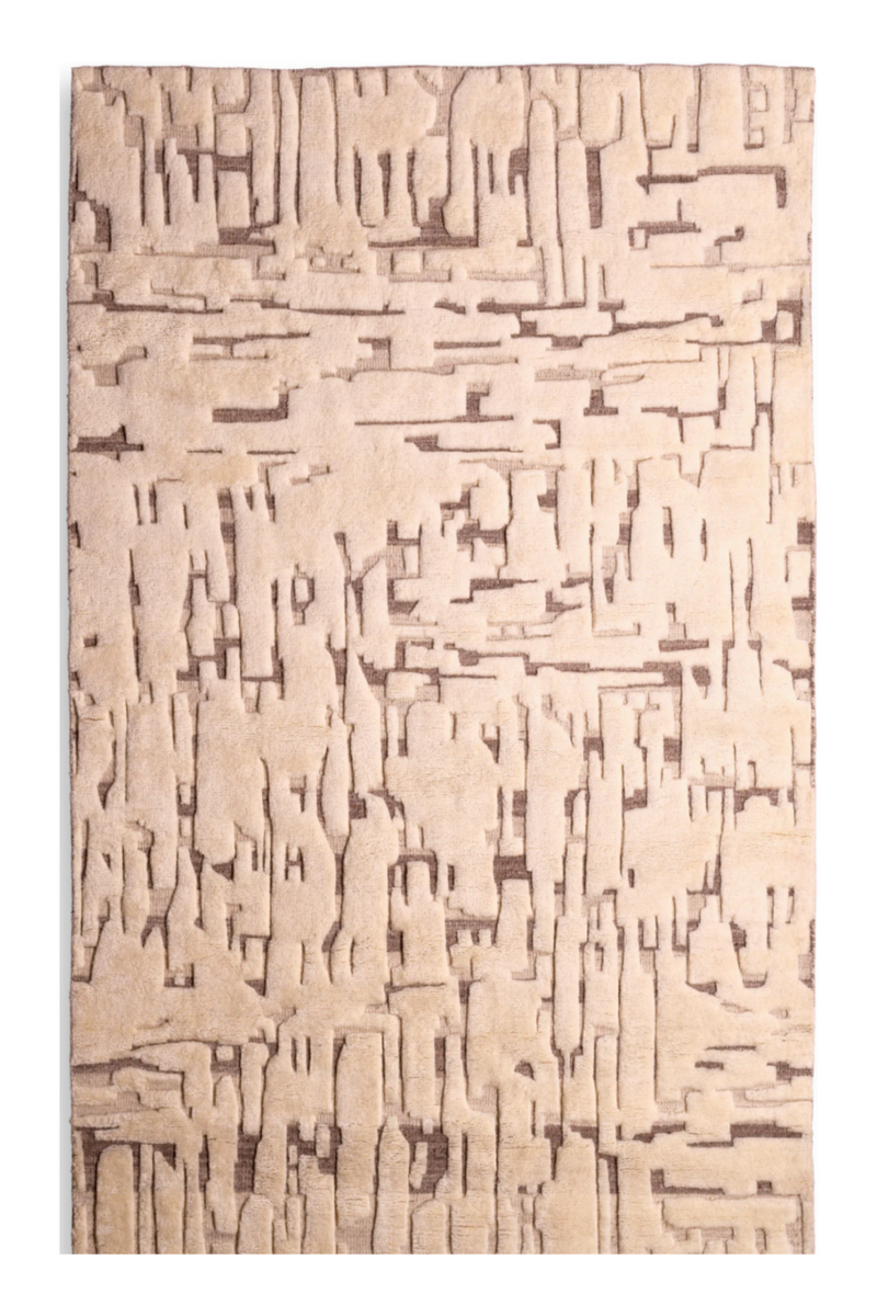 Knotted Cream Wool Carpet | Eichholtz Eminence | Eichholtzmiami.com