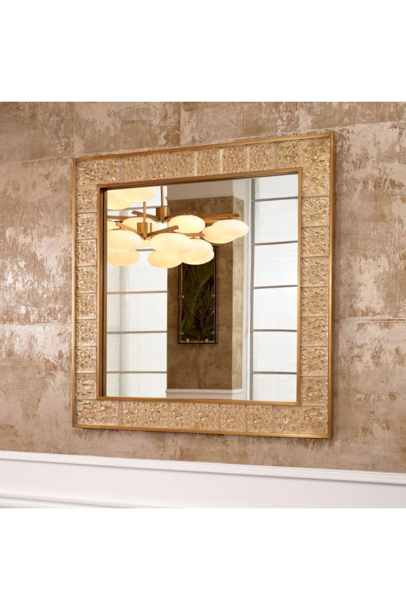 Handmade Glass Square Mirror | Eichholtz Mellot | Eichholtzmiami.com