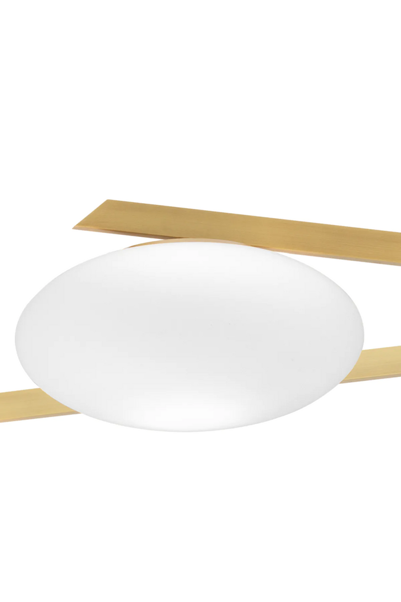 Elliptical White Glass Chandelier | Eichholtz Evergreen | Eichholtzmiami.com