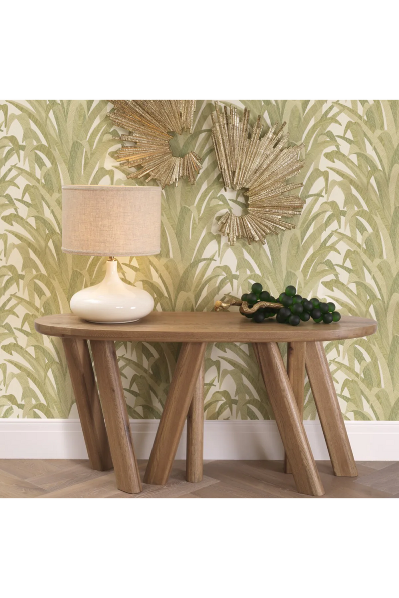 Oval Oak Console Table | Eichholtz Bayshore | Eichholtzmiami.com