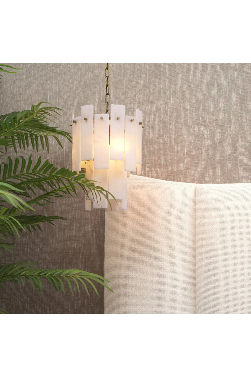 Alabaster Sheet Chandelier | Eichholtz Acevedo | Eichholtzmiami.com