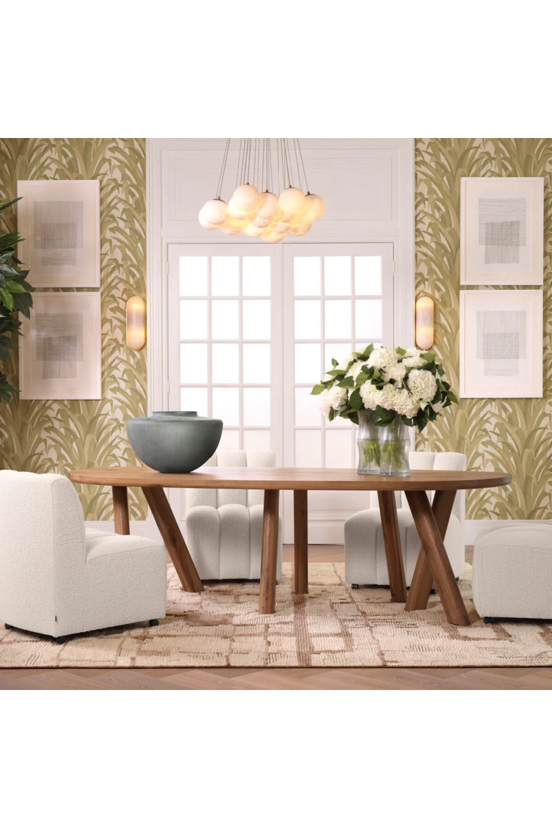 Clustered Alabaster Chandelier | Eichholtz Sphinx | Eichholtzmiami.com