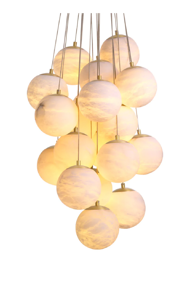 Clustered Alabaster Chandelier | Eichholtz Sphinx | Eichholtzmiami.com