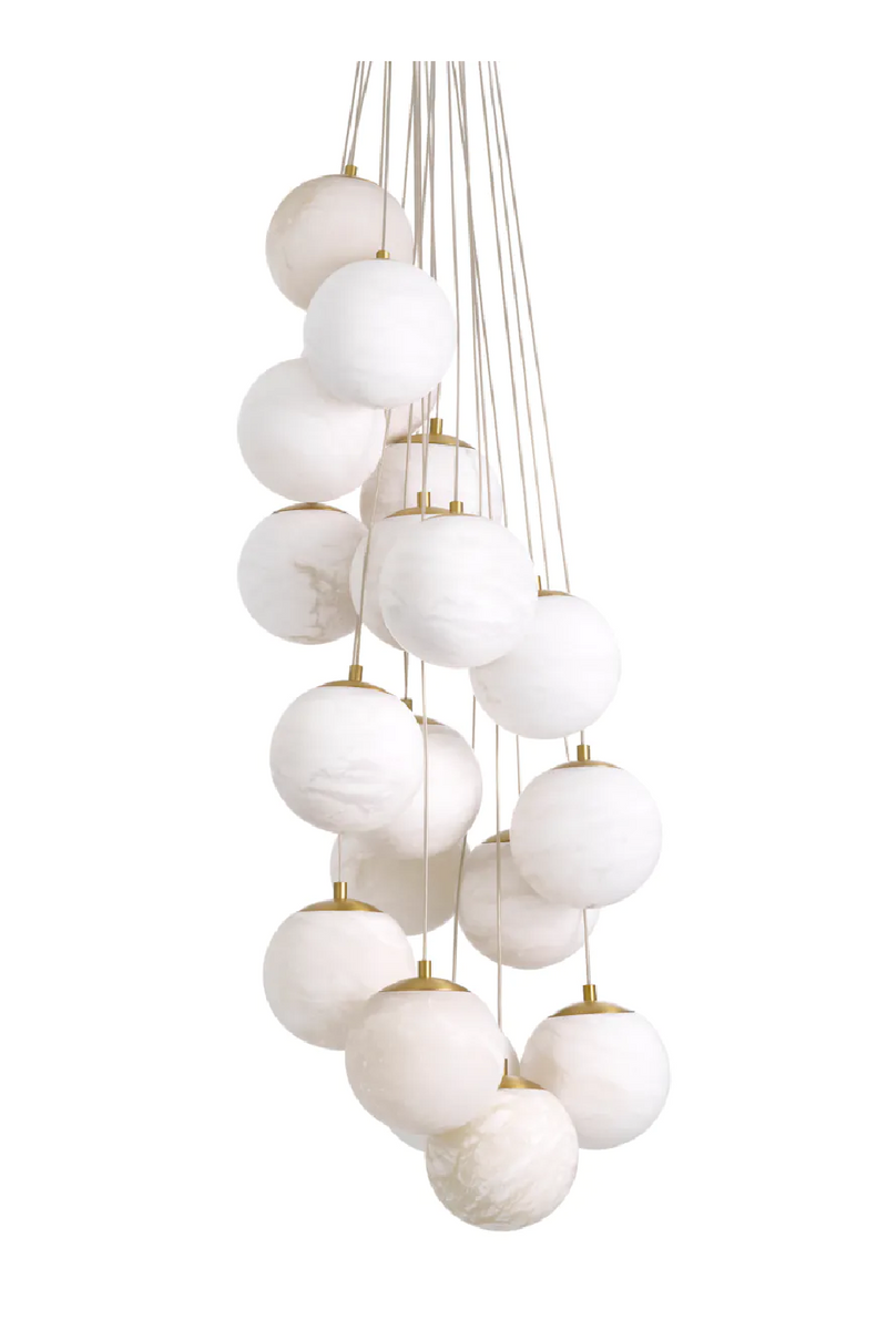Clustered Alabaster Chandelier | Eichholtz Sphinx | Eichholtzmiami.com
