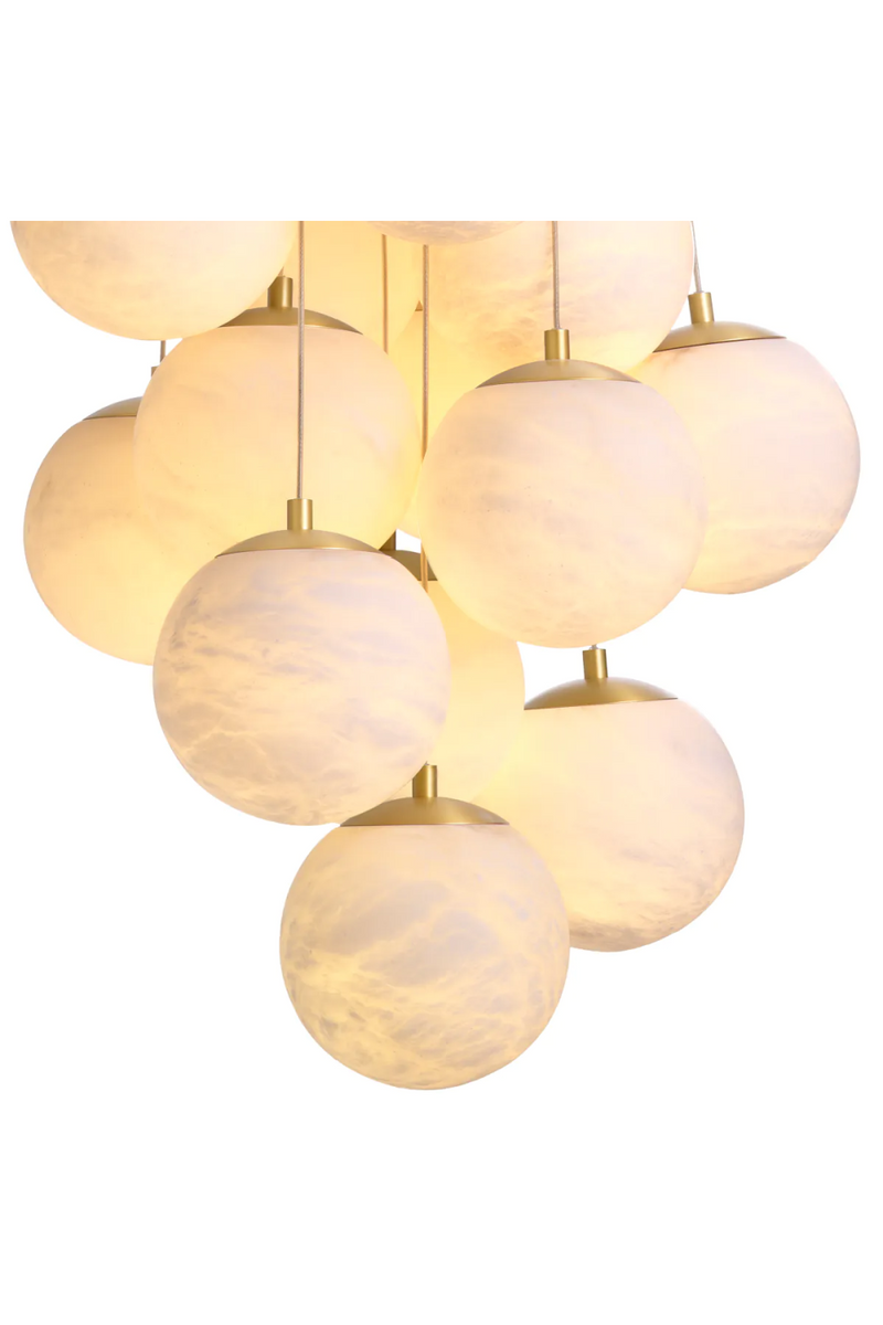 Clustered Alabaster Chandelier | Eichholtz Sphinx | Eichholtzmiami.com