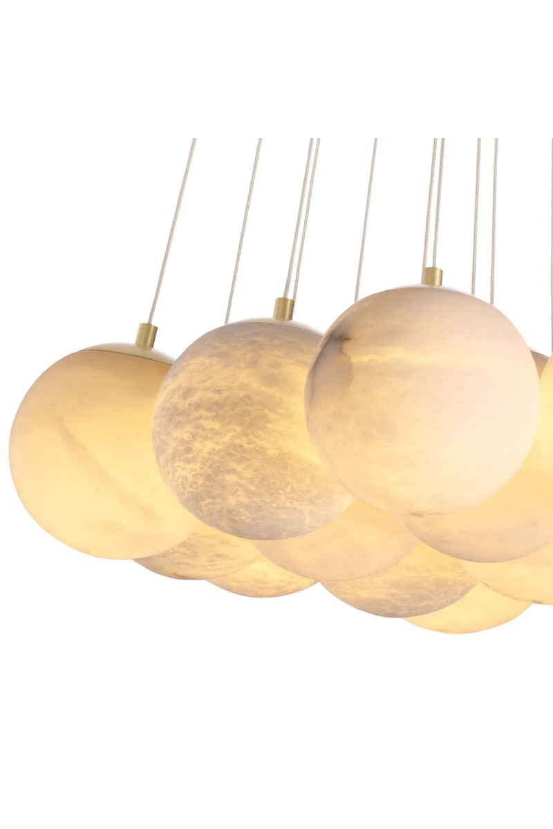 Clustered Alabaster Chandelier | Eichholtz Sphinx | Eichholtzmiami.com