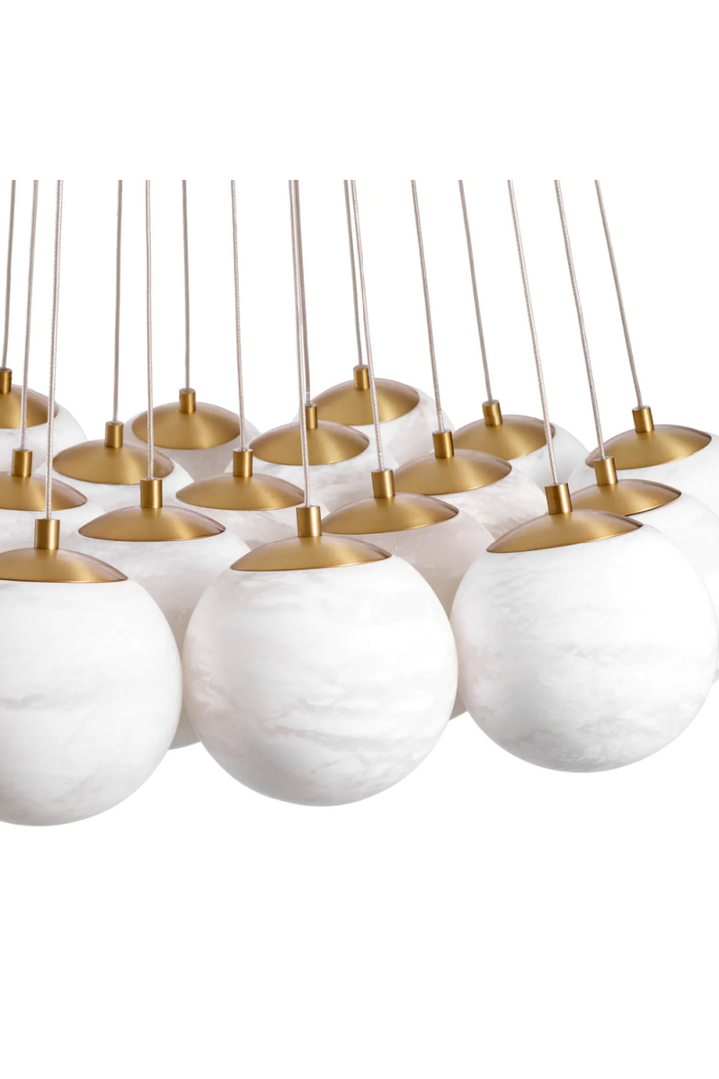 Clustered Alabaster Chandelier | Eichholtz Sphinx | Eichholtzmiami.com