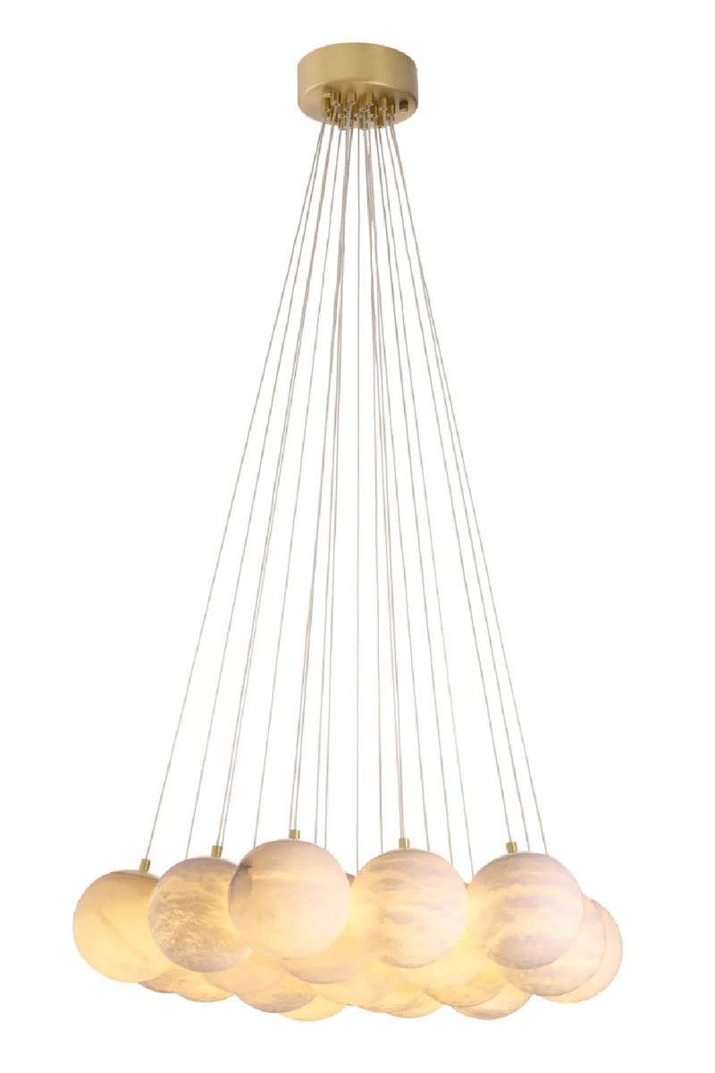 Clustered Alabaster Chandelier | Eichholtz Sphinx | Eichholtzmiami.com