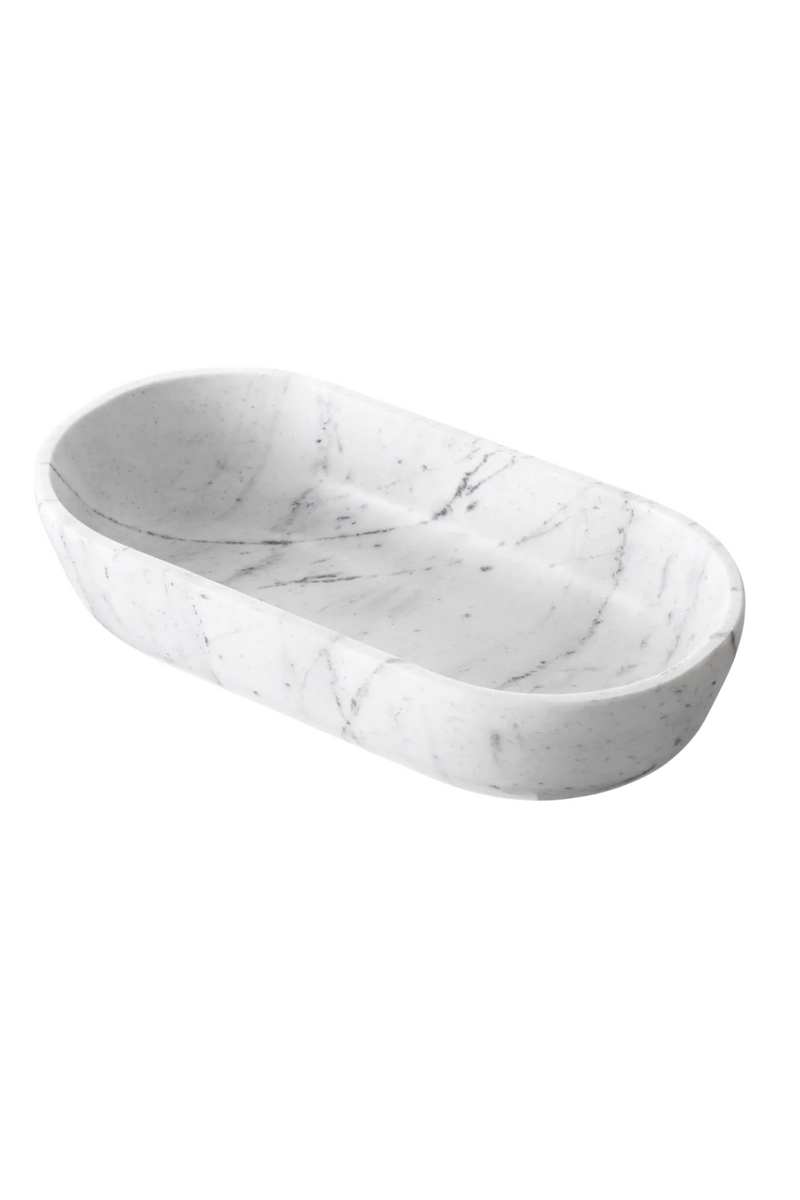 White Marble Bowl | Eichholtz Terrebonne | Eichholtzmiami.com