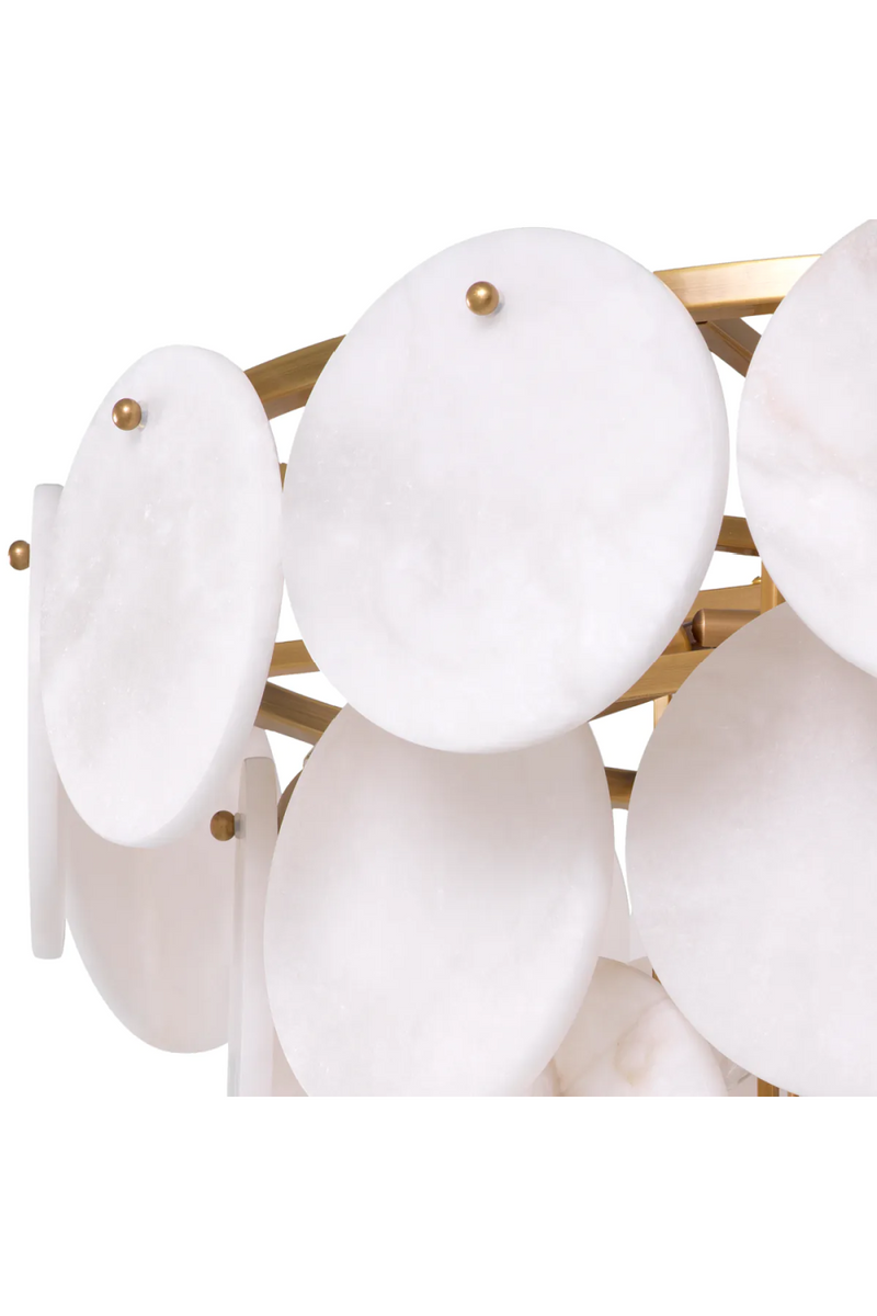 Tiered Alabaster Chandelier | Eichholtz Clementina | Eichholtzmiami.com