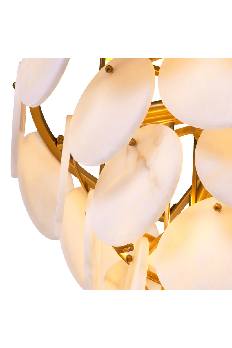 Tiered Alabaster Chandelier | Eichholtz Clementina | Eichholtzmiami.com