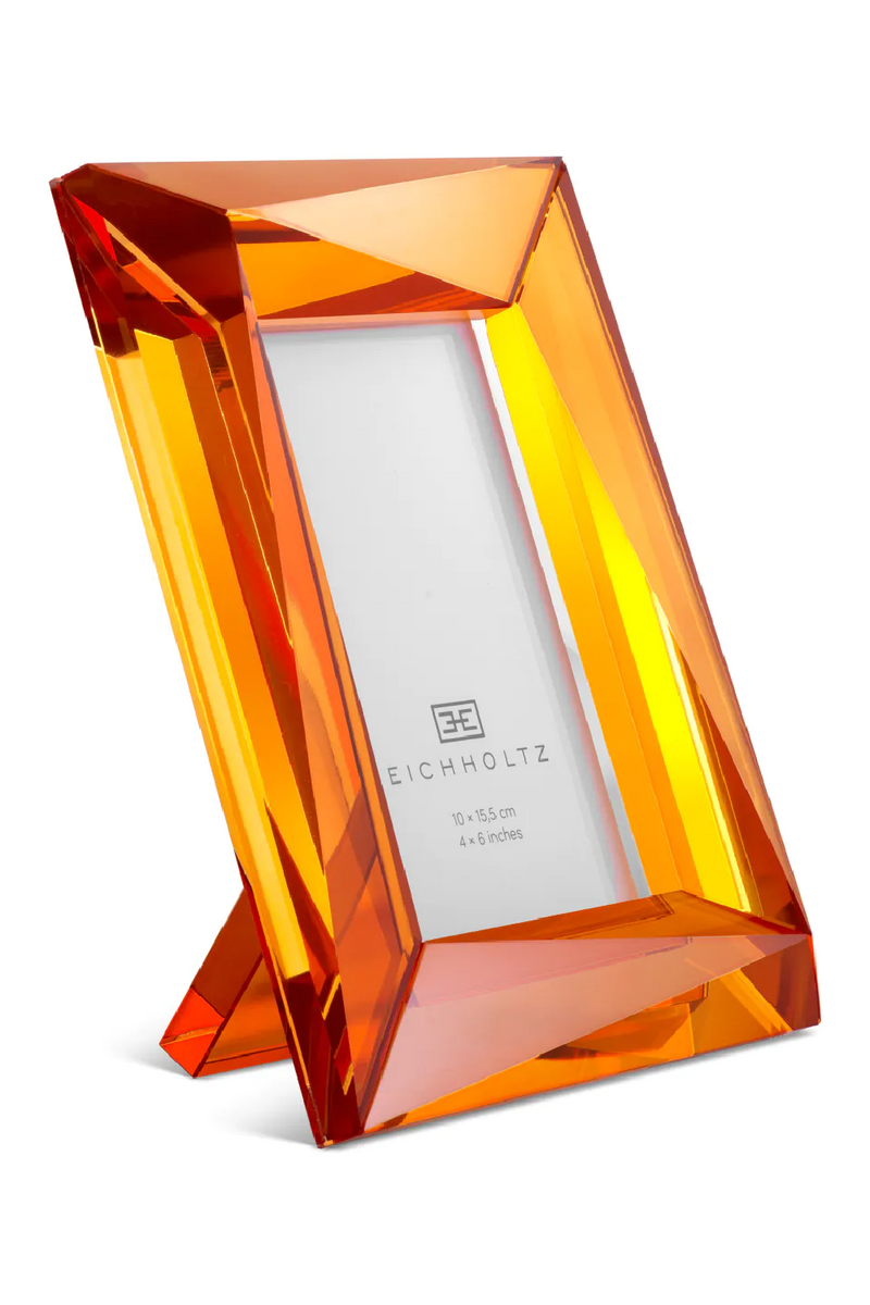 Orange Crystal Picture Frames (2) | Eichholtz Obliquity | Eichholtzmiami.com
