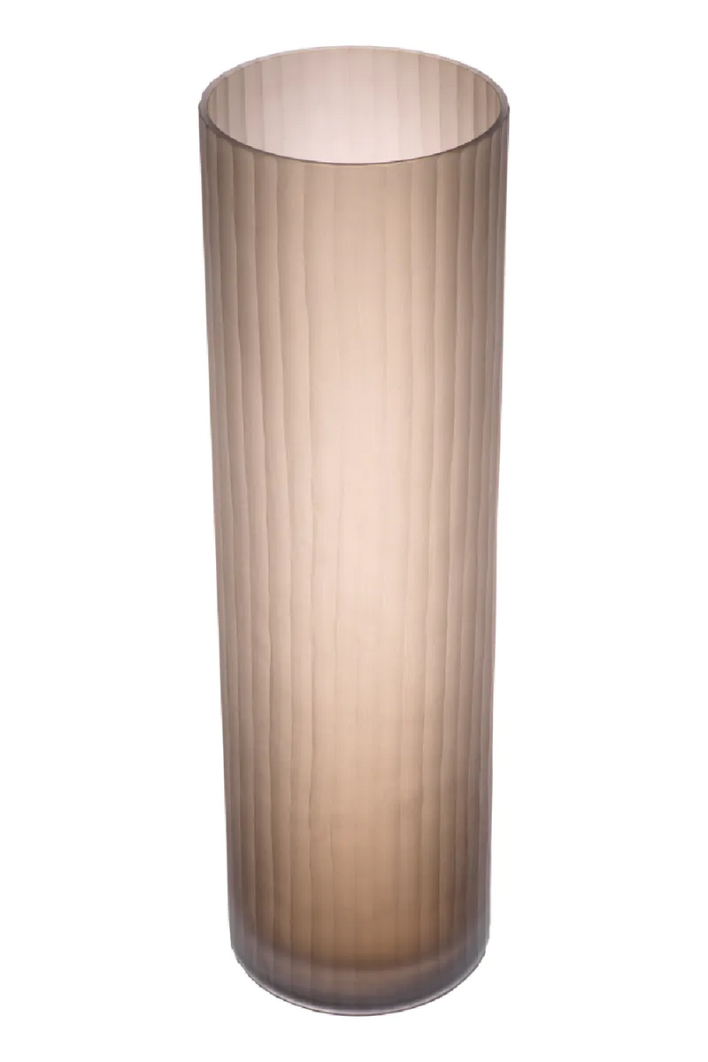 Brown Frosted Glass Vase | Eichholtz Haight | Eichholtzmiami.com