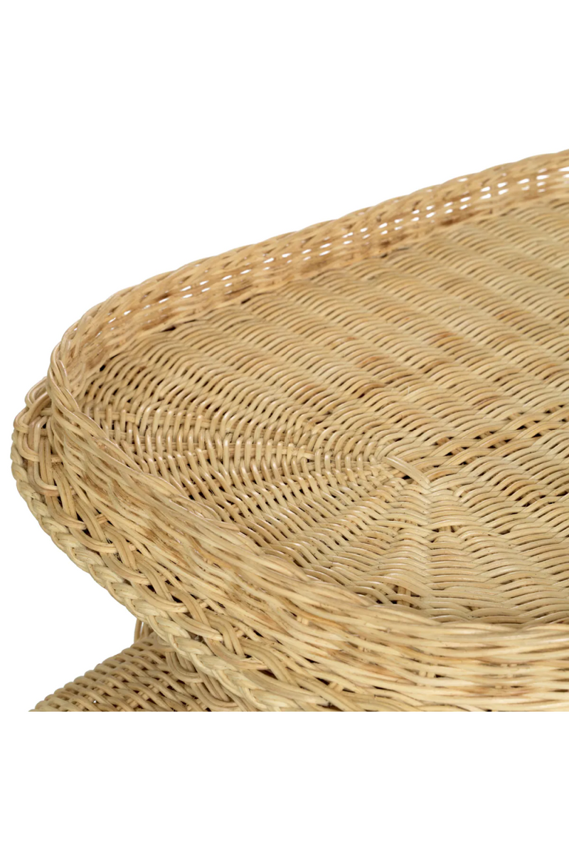 Rattan Sculptural Side Table | Eichholtz Elephant | Eichholtzmiami.com