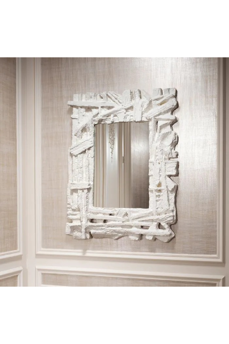 Matte White Mirror | Eichholtz Masonic | Eichholtzmiami.com