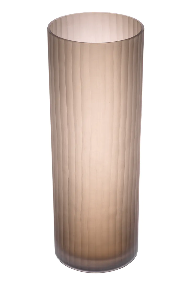 Brown Frosted Glass Vase | Eichholtz Haight | Eichholtzmiami.com
