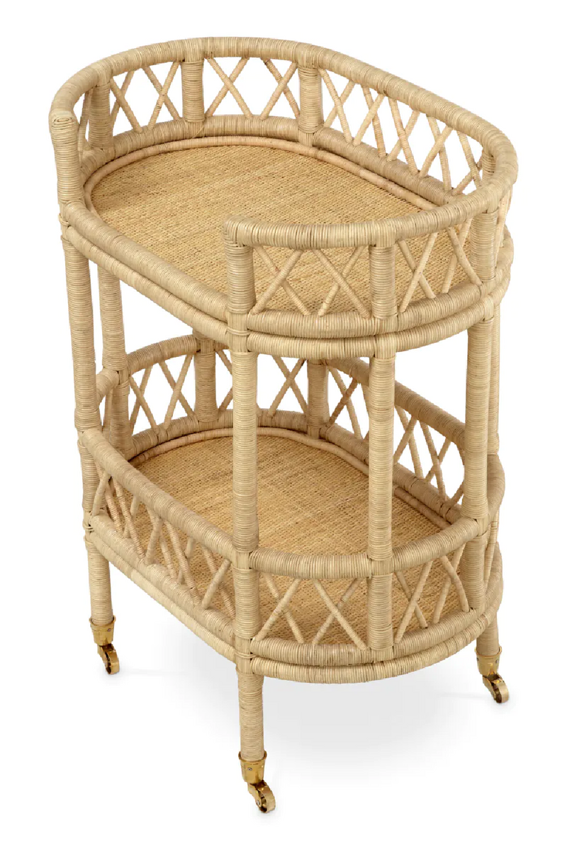 Natural Rattan Trolley | Eichholtz Dorini | Eichholtzmiami.com