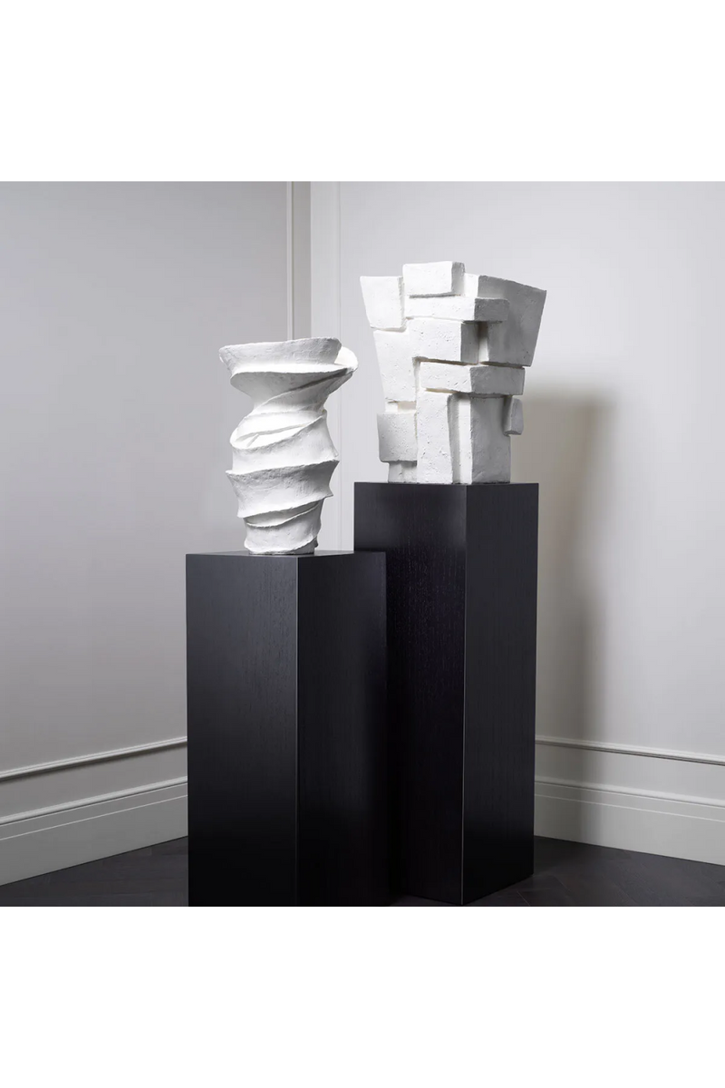 Stacked White Fiberglass Planter | Eichholtz Santanter | Eichholtzmiami.com