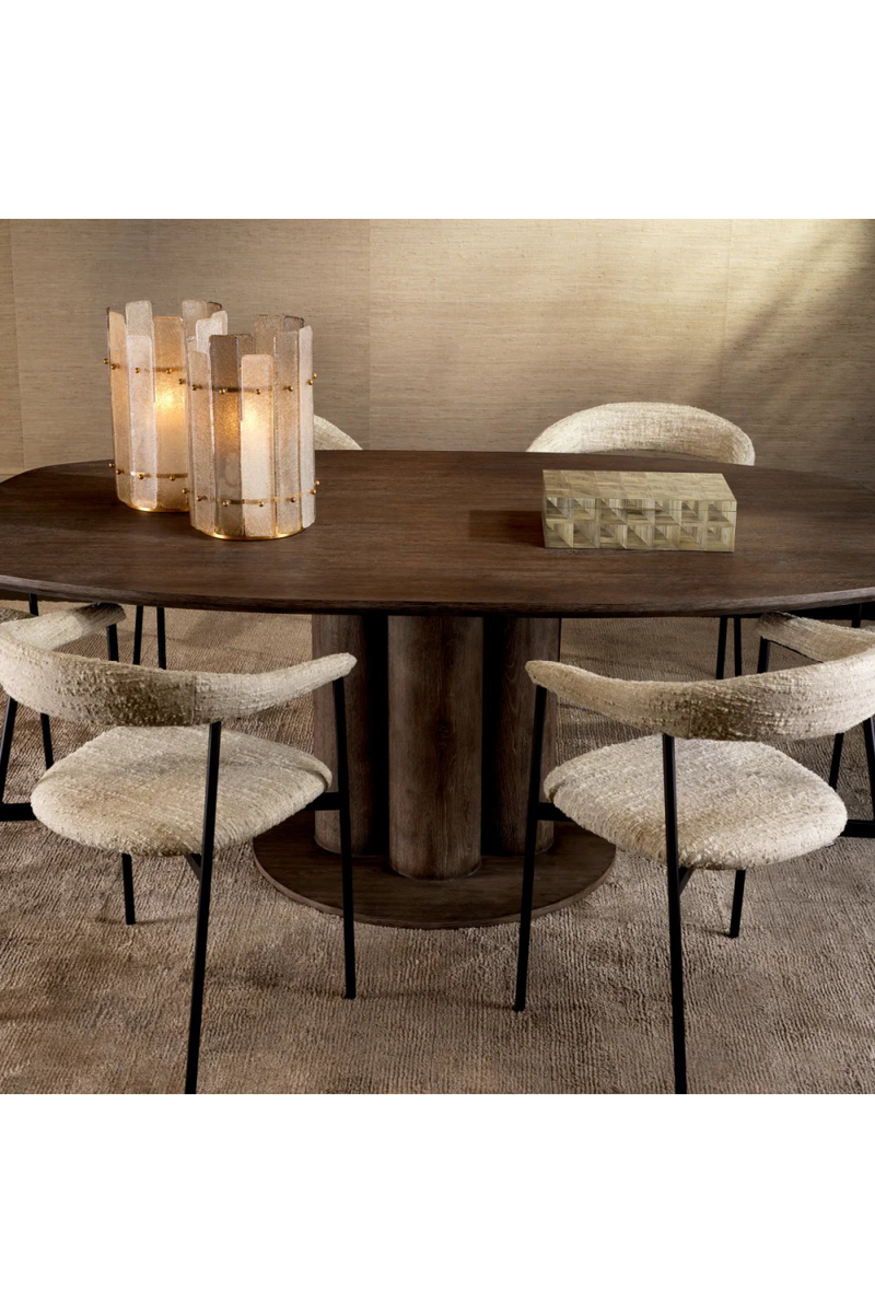 Wooden Oval Dining Table | Eichholtz Westwood | Eichholtzmiami.com