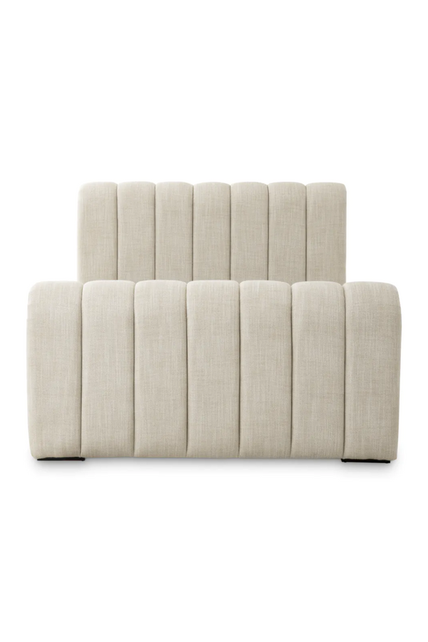 Beige Upholstered Bed Frame | Eichholtz Kayden | Eichholtzmiami.com