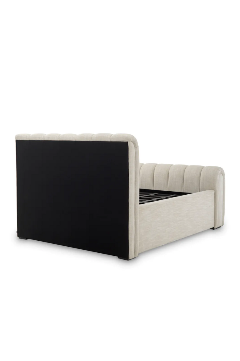 Beige Upholstered Bed Frame | Eichholtz Kayden | Eichholtzmiami.com