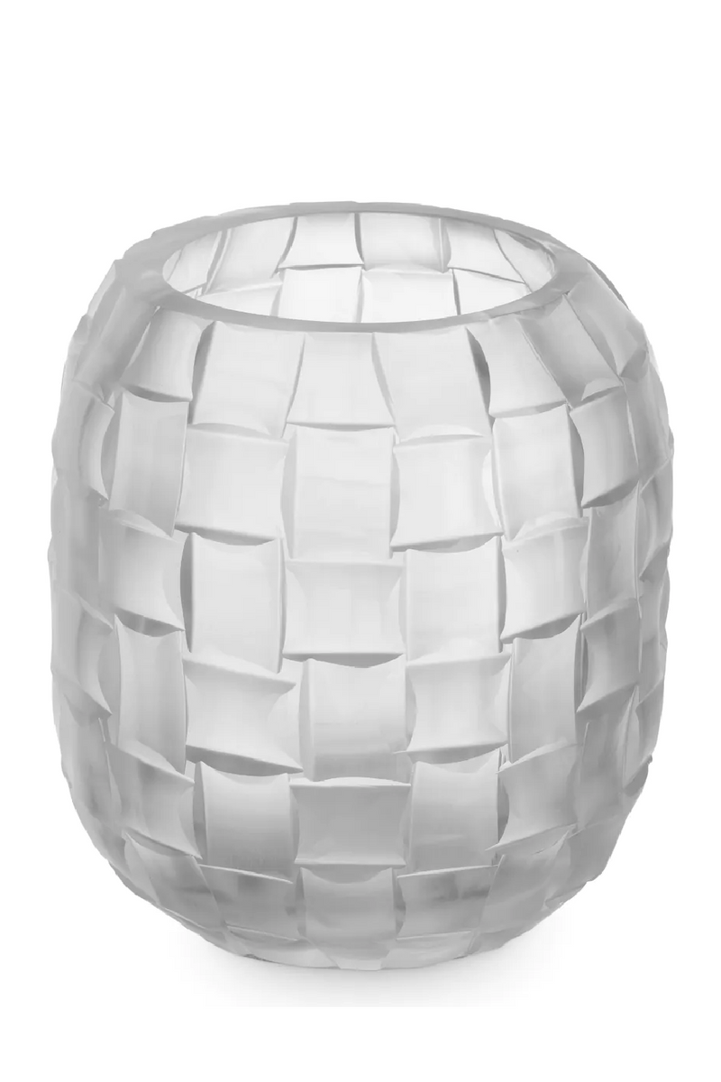 Frosted Hand Blown Glass Vase | Eichholtz Varese | Eichholtzmiami.com