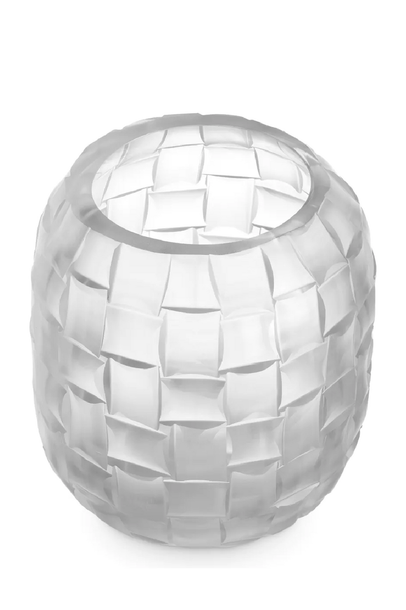Frosted Hand Blown Glass Vase | Eichholtz Varese | Eichholtzmiami.com