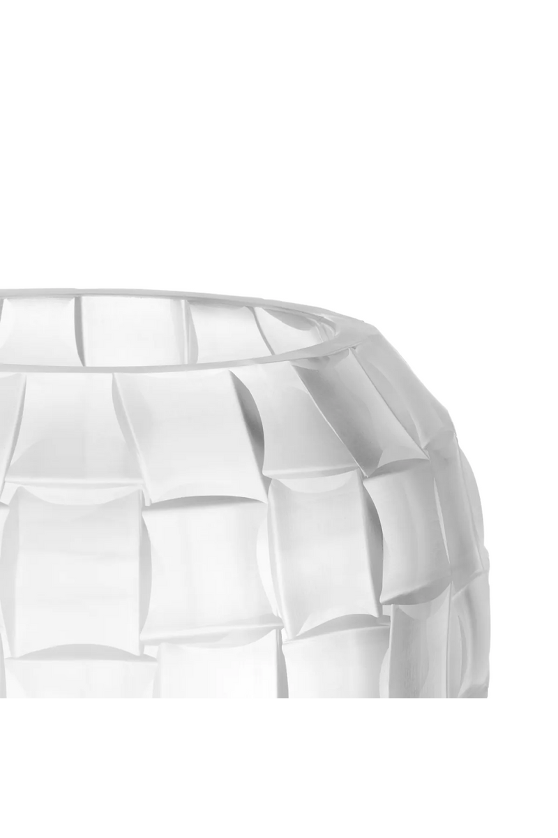 Frosted Hand Blown Glass Vase | Eichholtz Varese | Eichholtzmiami.com