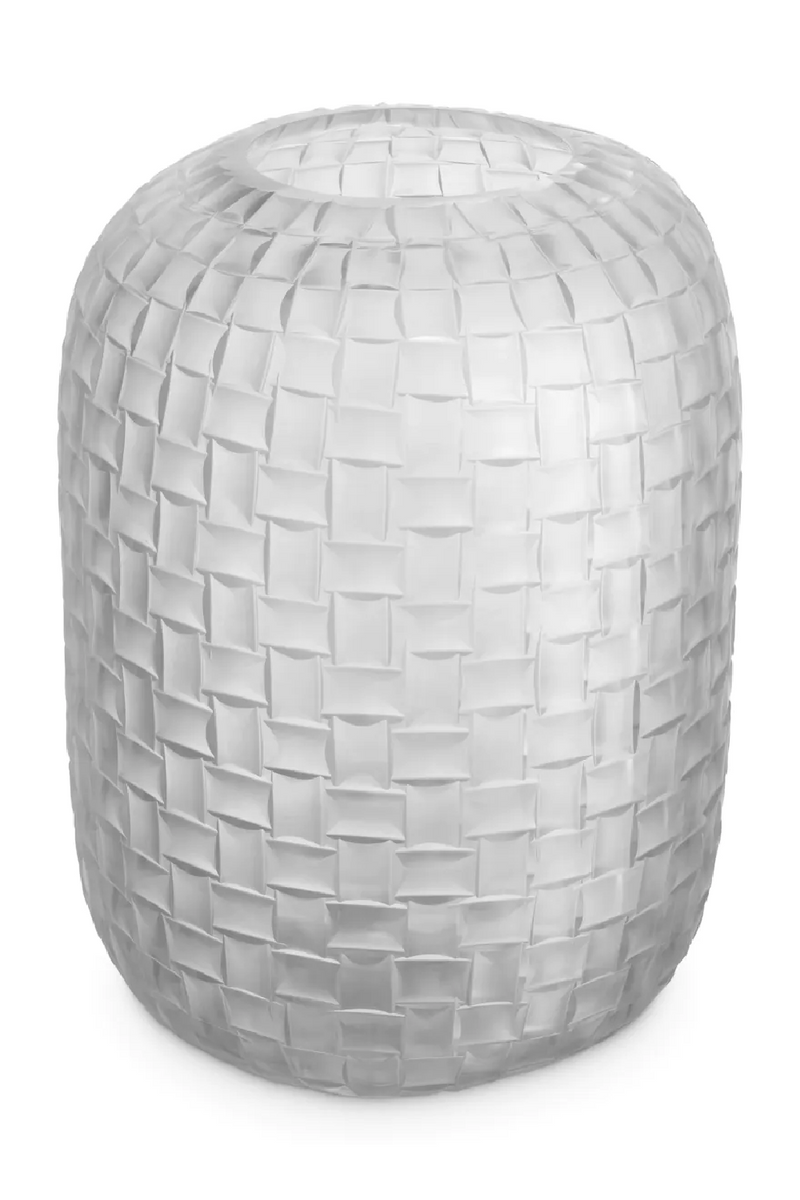 Frosted Hand Blown Glass Vase | Eichholtz Varese | Eichholtzmiami.com