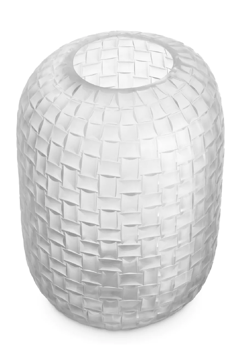 Frosted Hand Blown Glass Vase | Eichholtz Varese | Eichholtzmiami.com