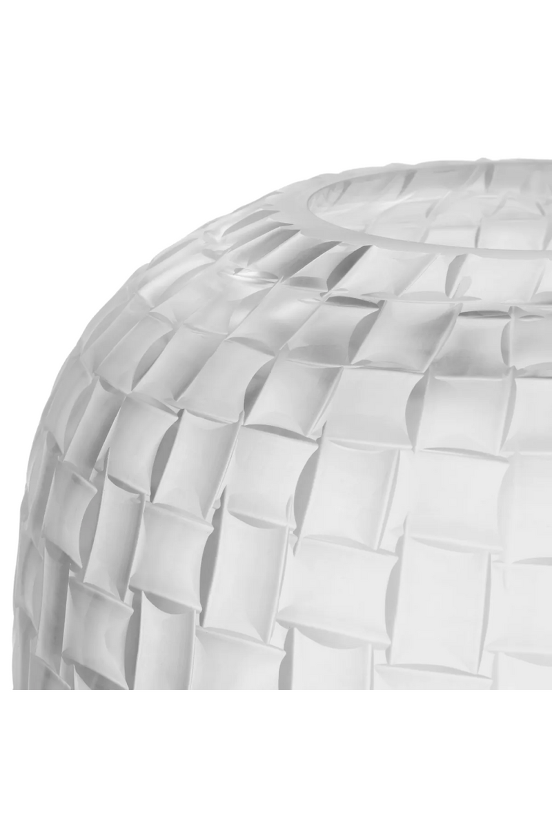 Frosted Hand Blown Glass Vase | Eichholtz Varese | Eichholtzmiami.com