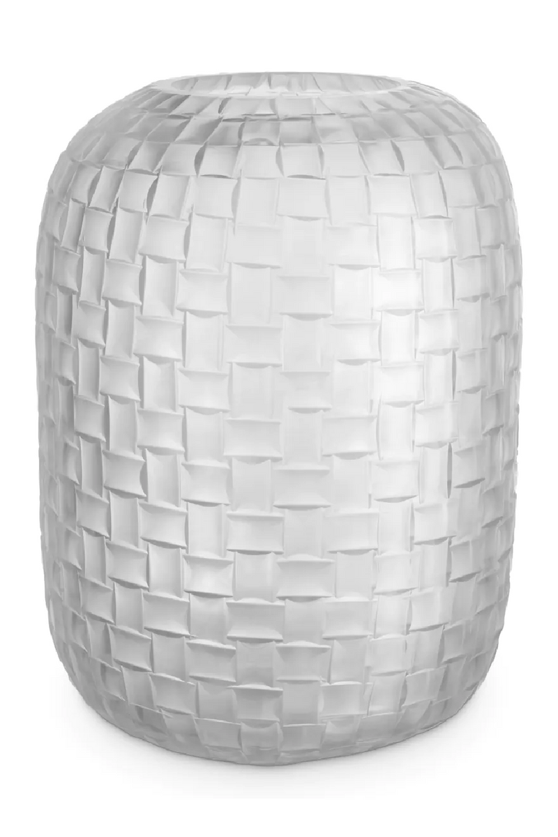 Frosted Hand Blown Glass Vase | Eichholtz Varese | Eichholtzmiami.com