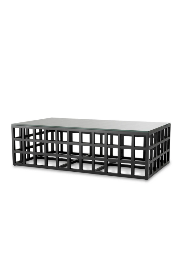 Black Framework Coffee Table | Eichholtz Cubico | Eichholtzmiami.com