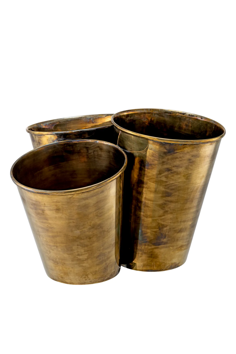 Vintage Brass Wine Cooler | Eichholtz Christian | Eichholtzmiami.com