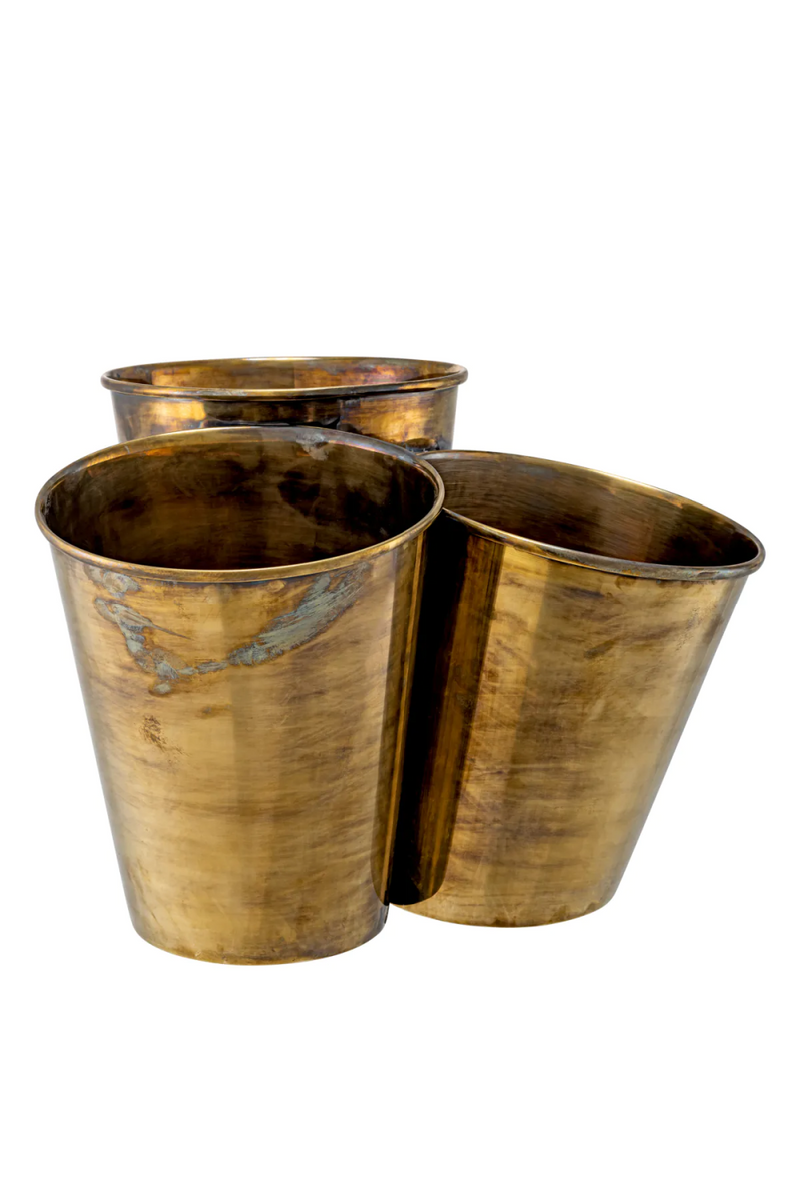 Vintage Brass Wine Cooler | Eichholtz Christian | Eichholtzmiami.com