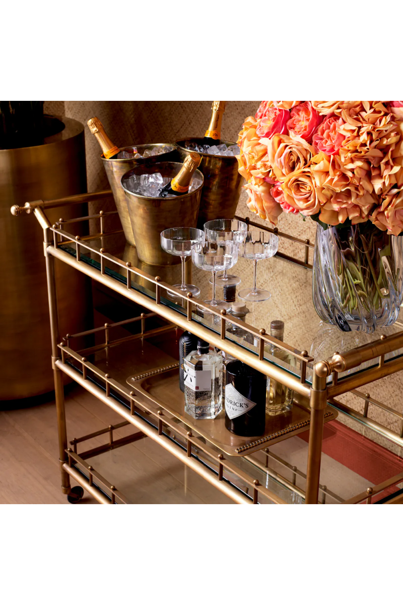 Vintage Brass Wine Cooler | Eichholtz Christian | Eichholtzmiami.com